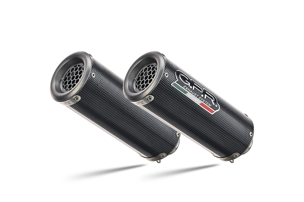 Escape GPR M3 Poppy Dual Slip On para Triumph Speed Triple 1050 2011-2015