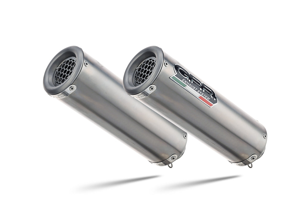 Aprilia RSV 1000 R FACTORY 2006-2010 Exhaust GPR M3 Titanium Natural Dual Slip On High Level Race