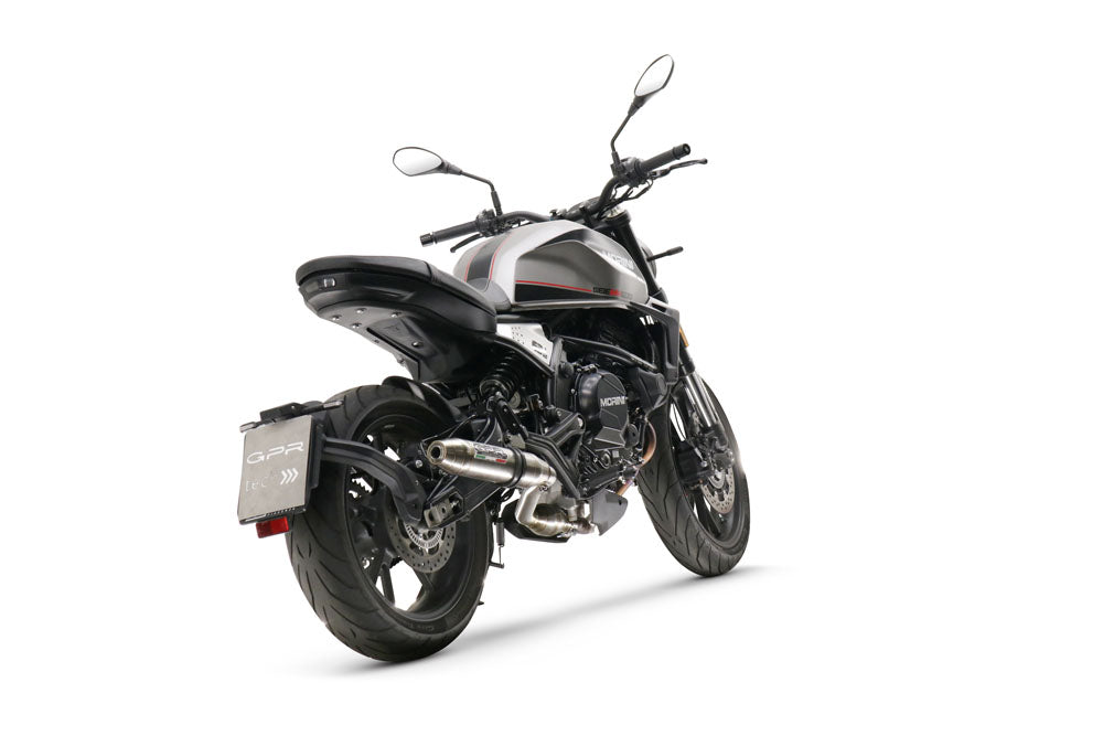 Moto Morini Seiemmezzo Scr 2022-2024 Exhaust GPR Deeptone Inox Slip-On