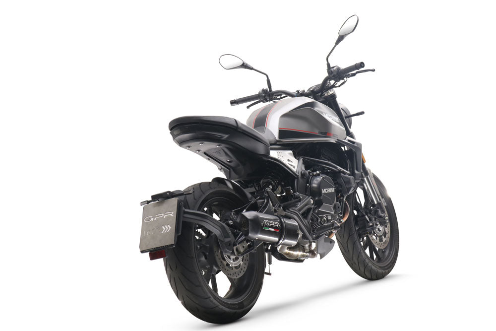 Moto Morini Seiemmezzo Scr 2022-2024 Exhaust GPR Furore Evo4 Nero Mid Full System