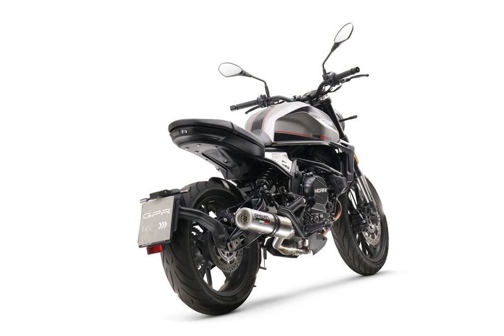 Moto Morini Seiemmezzo Scr 2022-2024 Exhaust GPR M3 Inox Slip-On