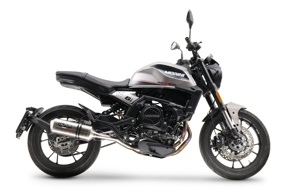 Moto Morini Seiemmezzo Str 2022-2024 Exhaust GPR Satinox Slip-On