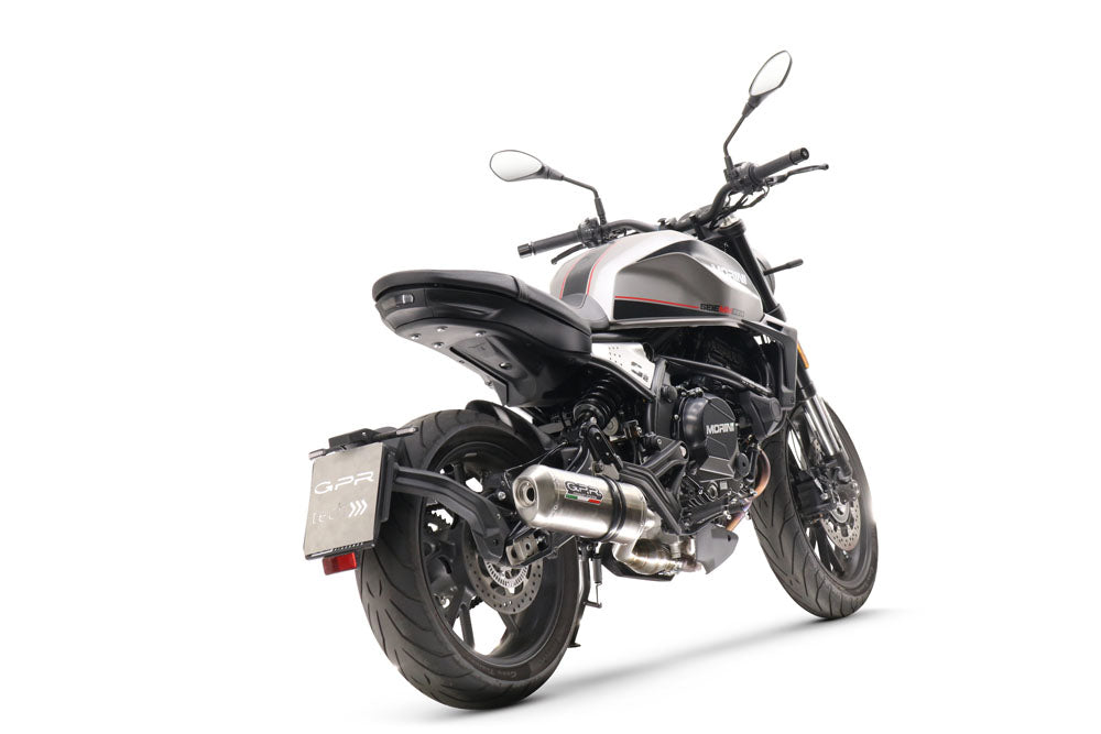 Moto Morini Seiemmezzo Str 2022-2024 Exhaust GPR Satinox Slip-On