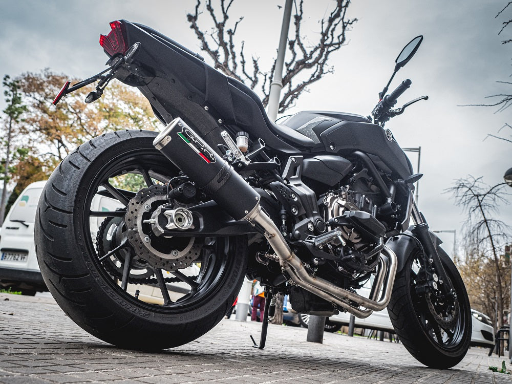 Yamaha FZ7 MT07 2017-2020 Exhaust GPR M3 Black Titanium Full System