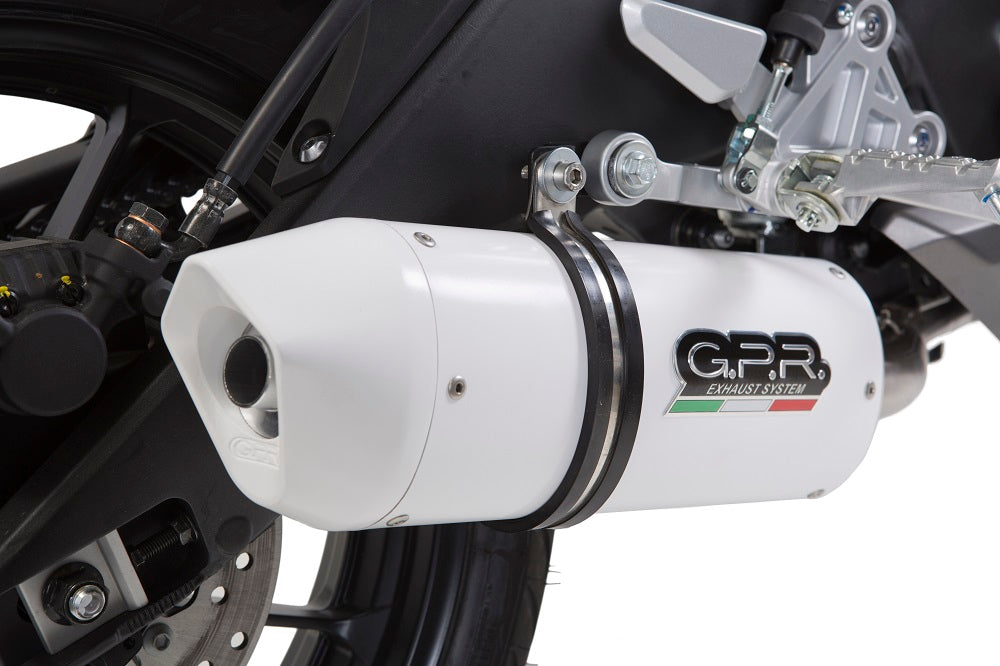 Yamaha Mt125 2014-2016 Exhaust GPR Albus Ceramic Slip-On