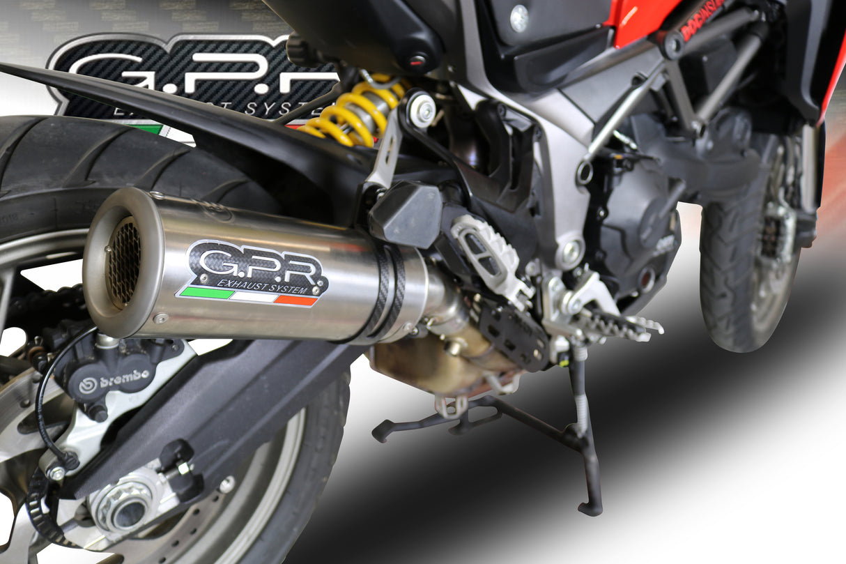 Ducati Multistrada 950 2017-2020 Exhaust GPR M3 Titanium Natural Slip-On