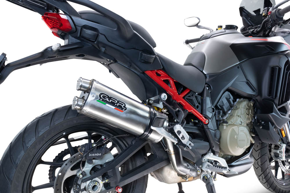 Escape GPR Dual Inox Slip-On para Ducati Multistrada V4 Rally 2023-2024