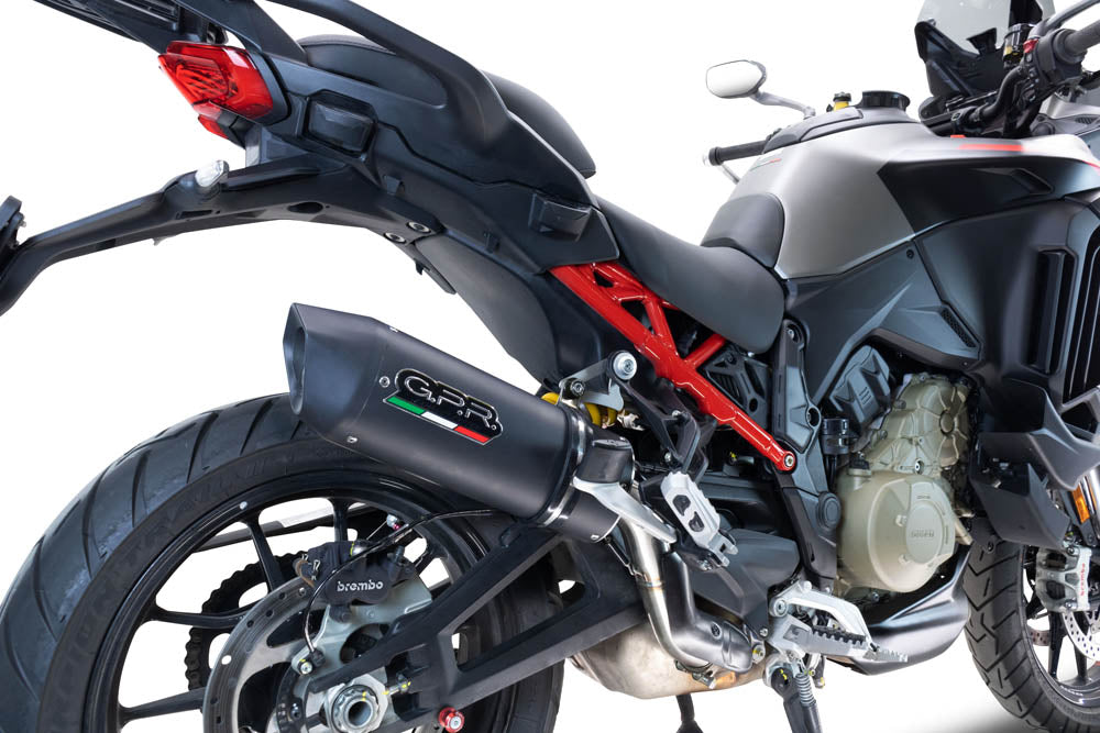 Escape GPR Furore Evo4 Nero Slip-On para Ducati Multistrada V4S 2022-2024