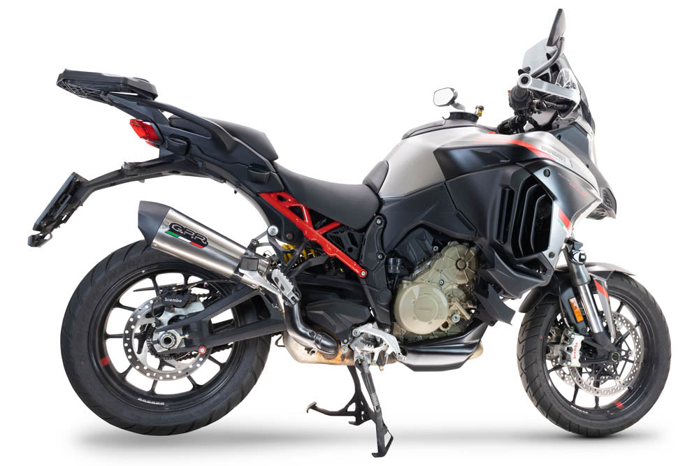 Escape GPR Grand Prix Evo Titanium Slip-On para Ducati Multistrada V4S 2021-2024