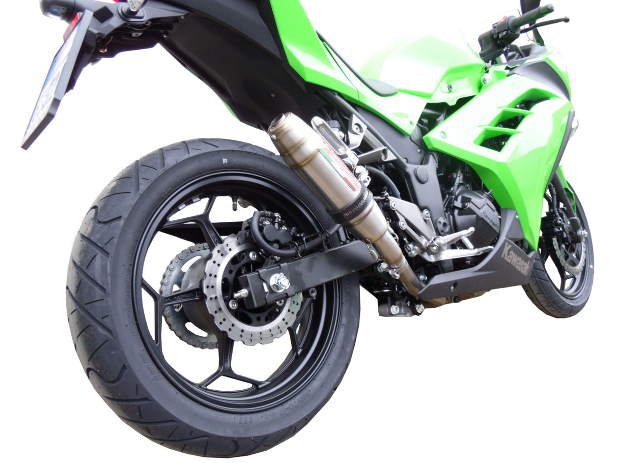 Kawasaki Ninja 300R 2012-2017 Exhaust GPR Deeptone Inox Full System