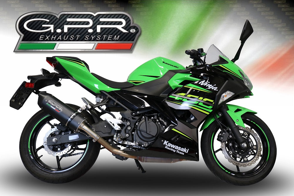 Kawasaki Z400 2023-2025 Exhaust GPR Furore Evo4 Nero Slip-On