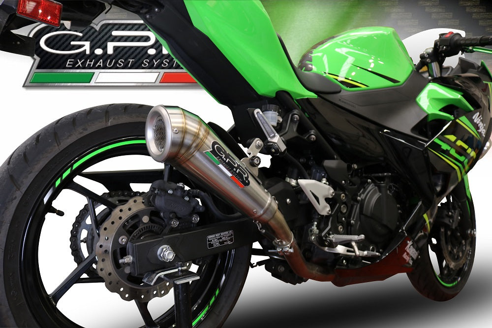 Kawasaki Ninja 500 2023-2025 Exhaust GPR Powercone Evo Slip-On
