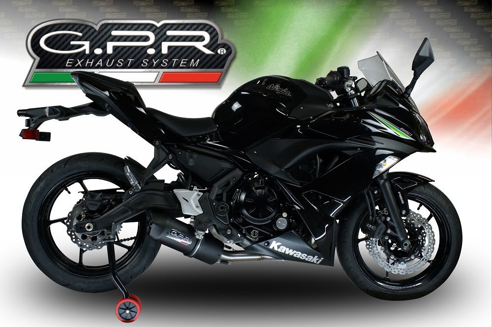 Kawasaki NINJA EX650M 2023-2024 Exhaust GPR Furore Evo4 Poppy Full System