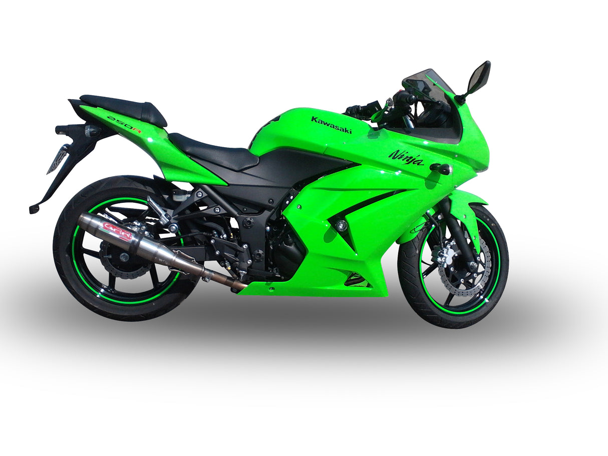 Kawasaki Ninja 250R 2007-2016 Exhaust GPR Deeptone Inox Slip-On
