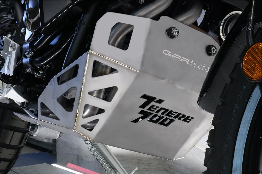 Yamaha Tenere 700 2021-2024 Exhaust GPR Decat Pipe and Titanium Skid Plate - photo 2
