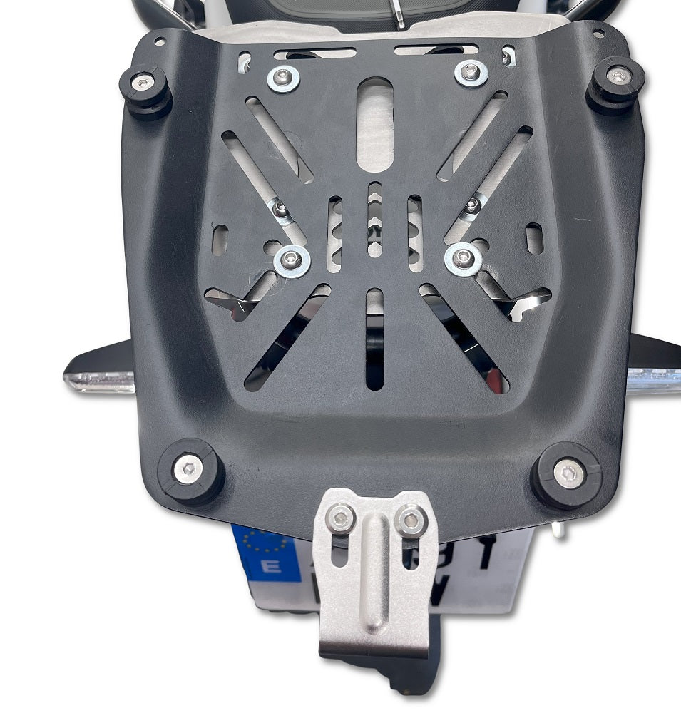 Royal Enfield Himalayan 450 2024-2025 e5 Plus Top Case Mounting Plate 35 Liters GPR TECH Black Aluminum