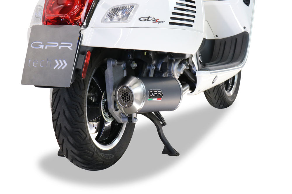 Piaggio Vespa 300Gts Vespa 300 Gtv Vespa 300 Touring Vespa 300 Super 2017-2018 Exhaust GPR Evo4 Road Full System