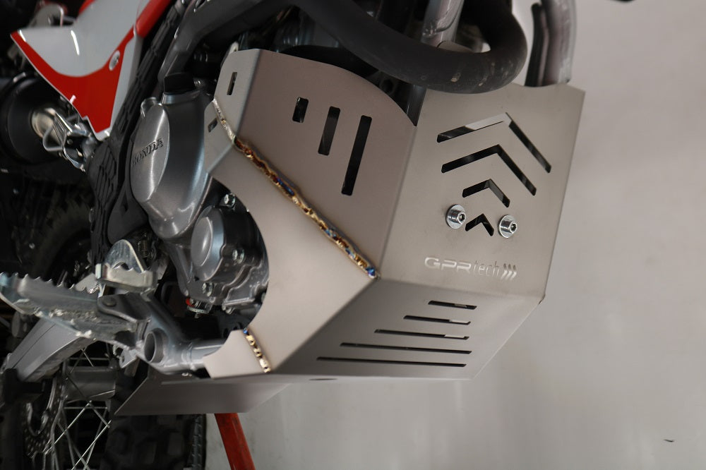 Protector de cárter GPR TECH Titanio para Honda CRF 300 L - Rally 2021-2024