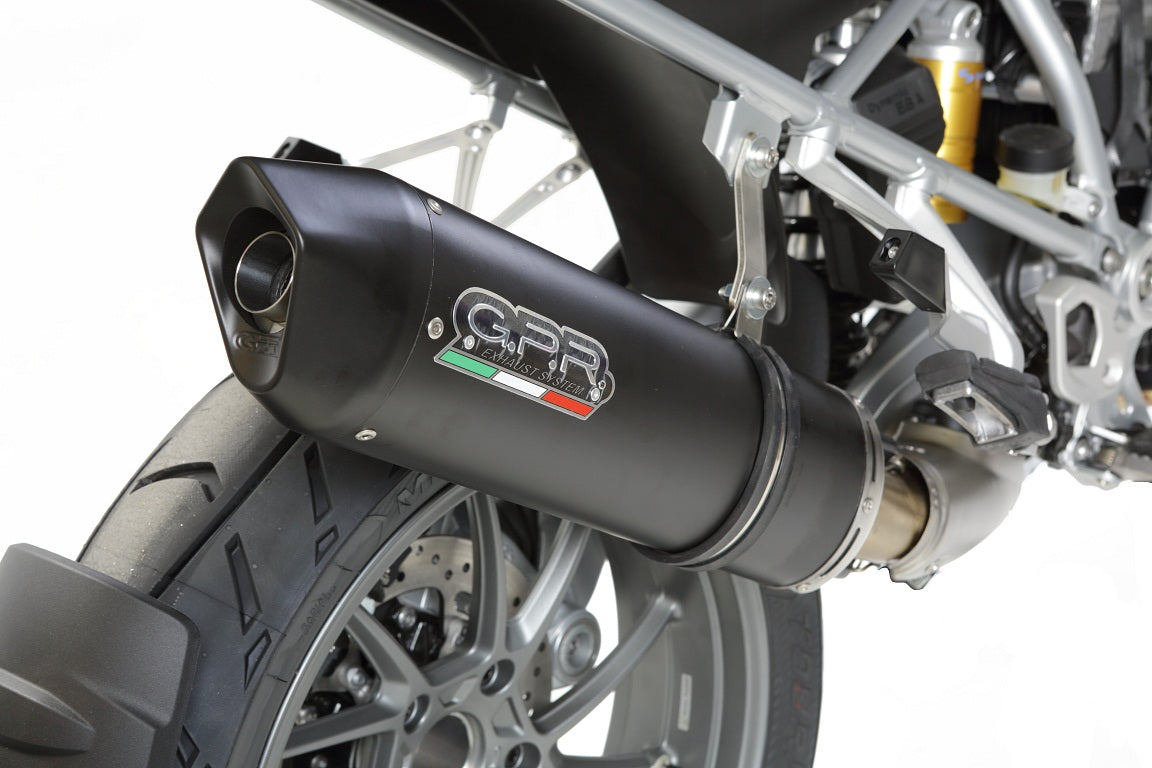 BMW R1200GS 2017-2018 Exhaust GPR Furore Evo4 Nero Slip-On