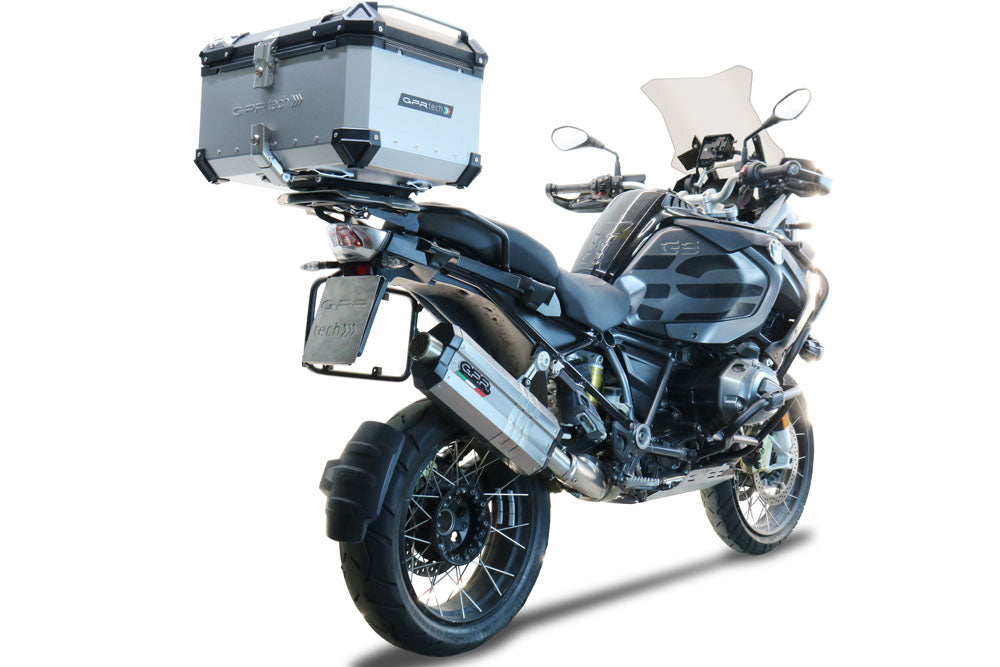 Bmw F900GS Adventure 2024-2025 Top Case 55 Liters GPR TECH Silver Aluminum