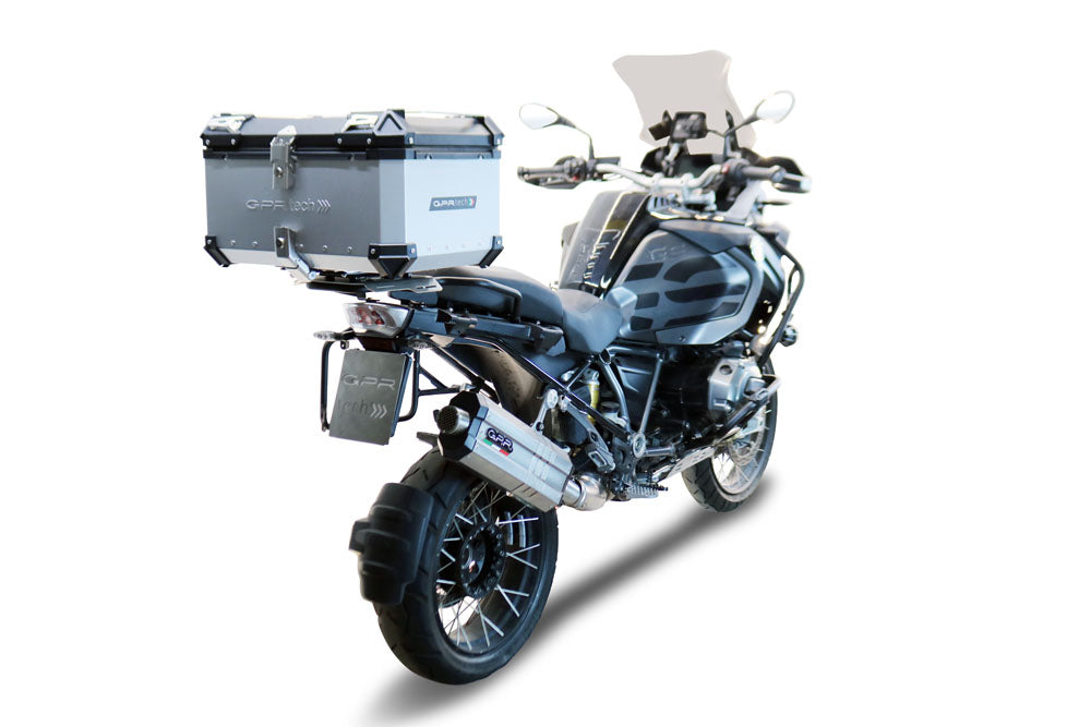 Bmw F900GS Adventure 2024-2025 Top Case 55 Liters GPR TECH Silver Aluminum
