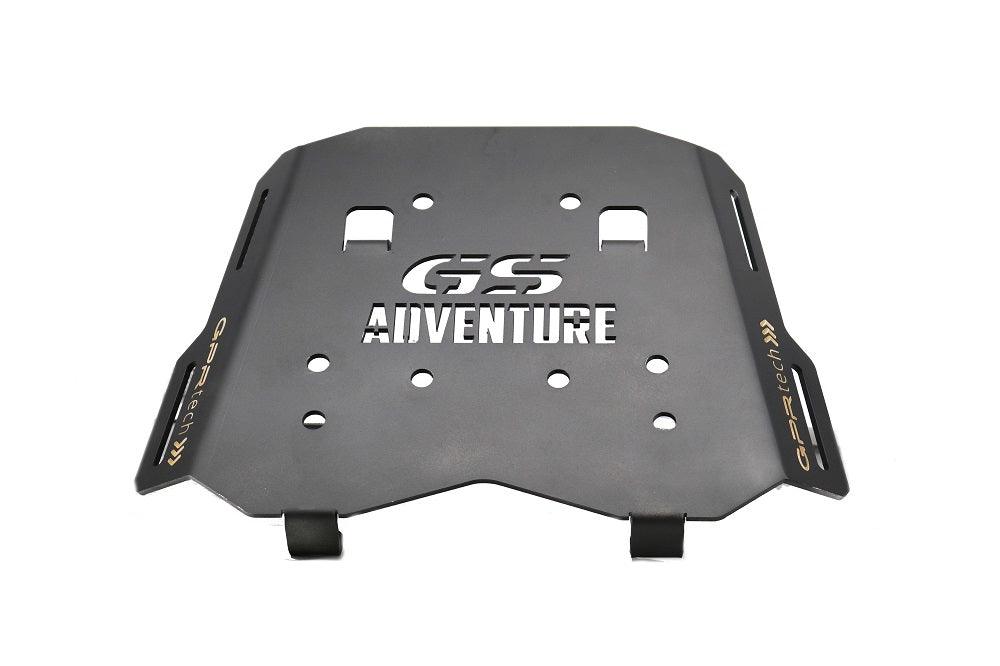 BMW R1250GS Adventure 2019-2020 e4 Top Case Mounting Plate 55 Liters GPR TECH Black Aluminum