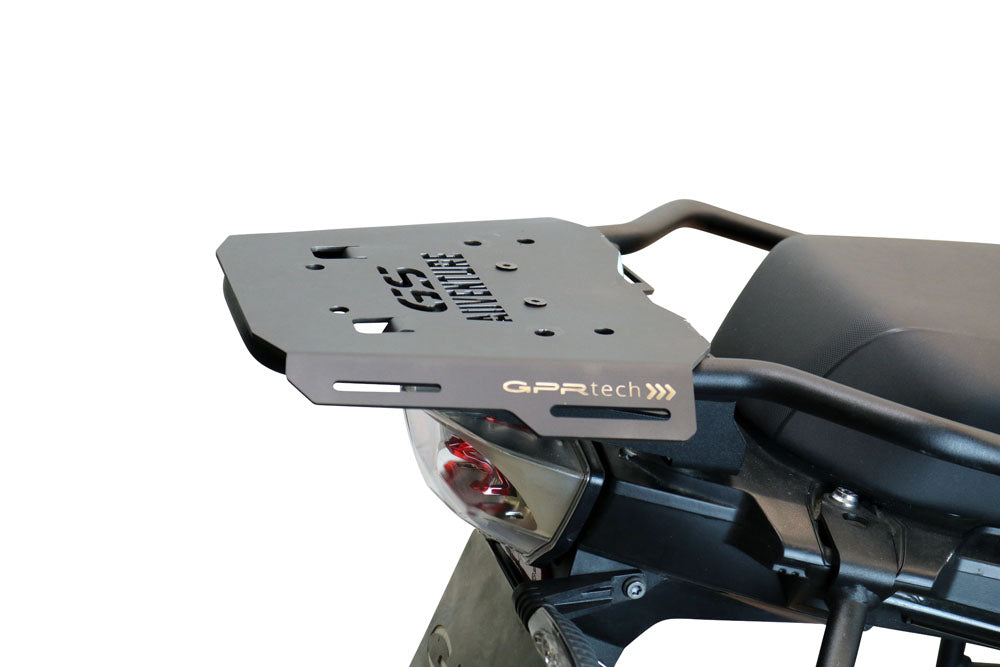 BMW R1250GS Adventure 2021-2024 e5 Top Case Mounting Plate 35 Liters GPR TECH Black Aluminum