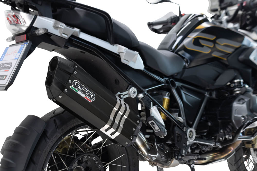 BMW R1250GS - Adventure 2021-2024 Exhaust GPR Hyper Sonic Black Titanium Slip-On