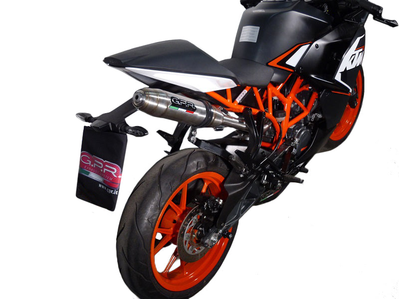 Escape GPR Deeptone Inox Slip-On High Level Race para KTM RC200 2014-2021