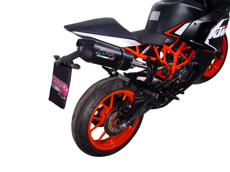 Escape GPR Furore Nero Slip-On High Level para KTM RC125 2014-2016