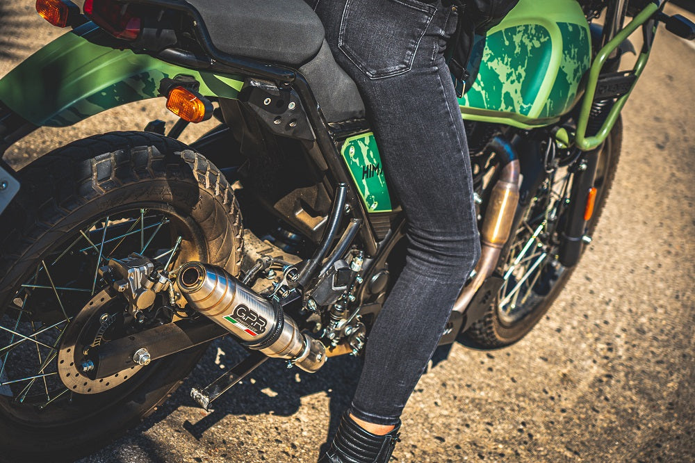 Royal Enfield Himalayan 410 DIAM 42.5 2017-2020 Exhaust GPR Deeptone Inox Slip-On