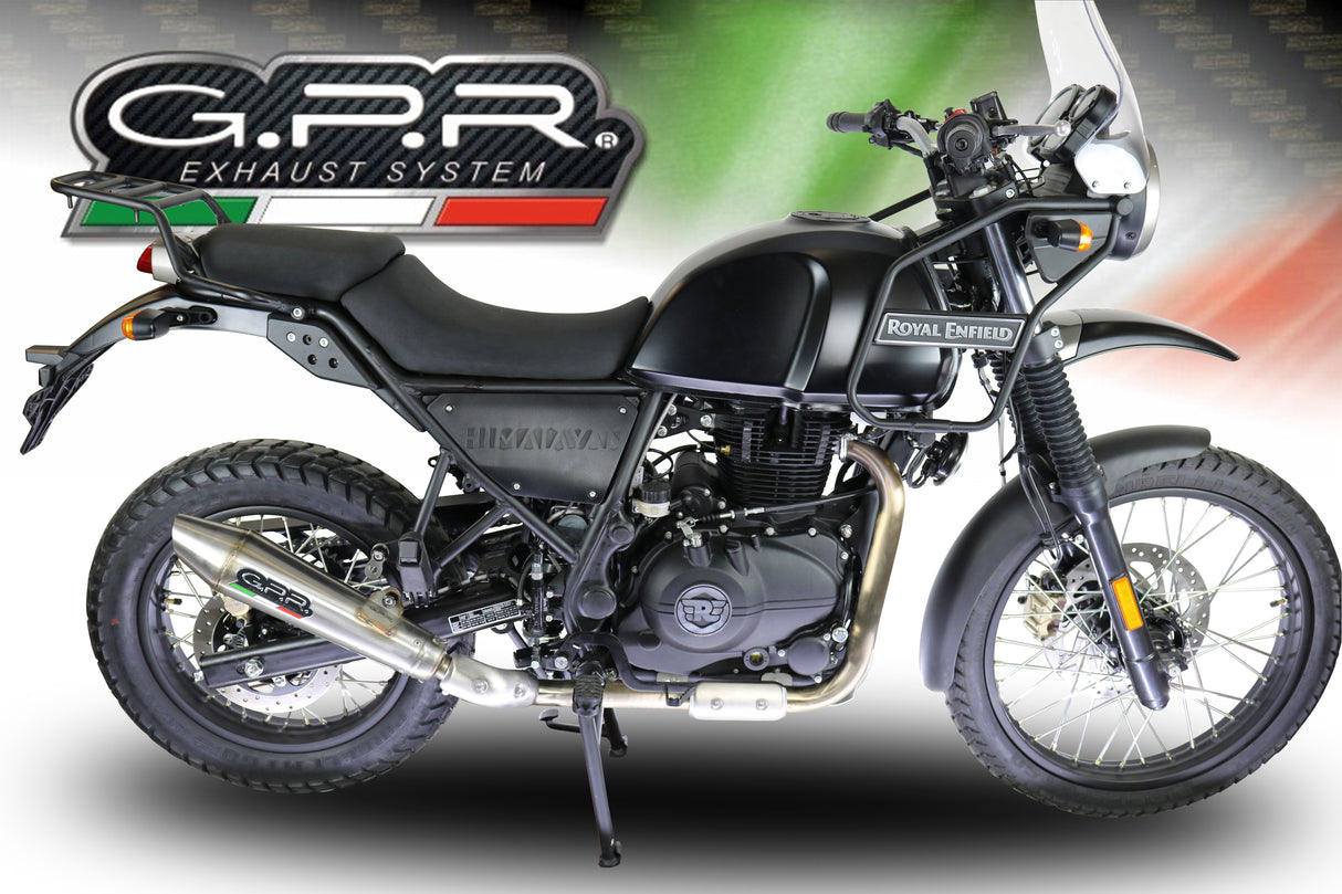 Royal Enfield Himalayan 410 DIAM 42.5 2017-2020 Exhaust GPR Vintacone Slip-On