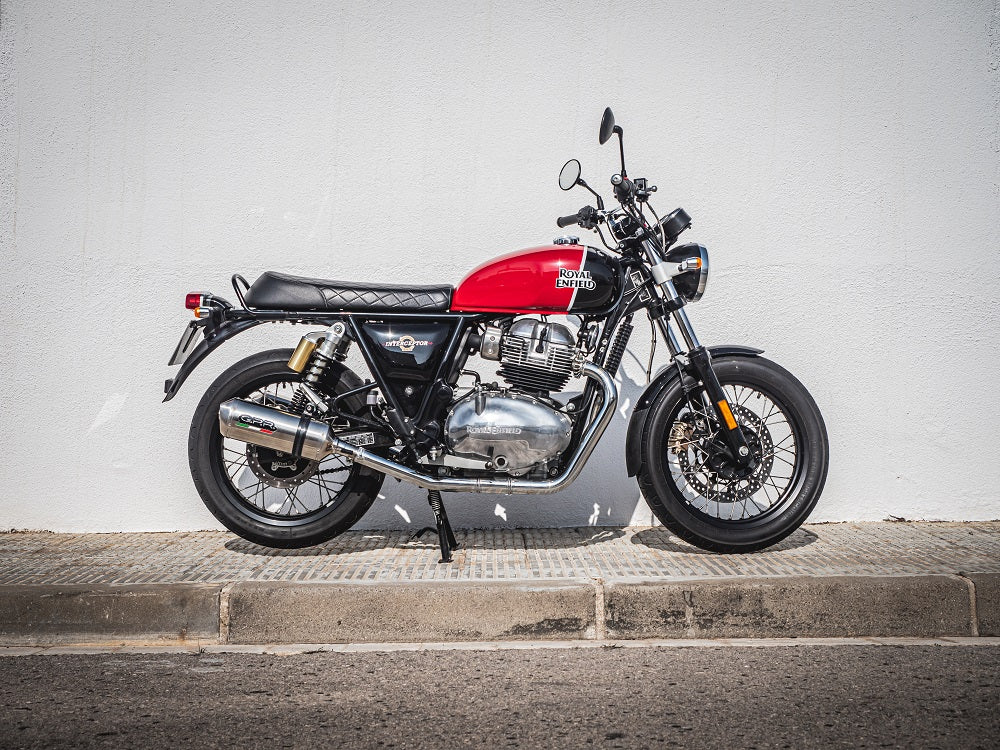 Royal Enfield Continental 650 2019-2020 Exhaust GPR Satinox Dual Slip On