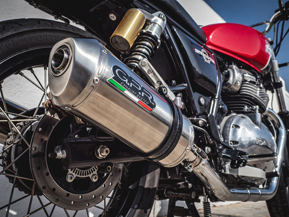 Royal Enfield Interceptor 650 2021-2025 Exhaust GPR Satinox Dual Slip On