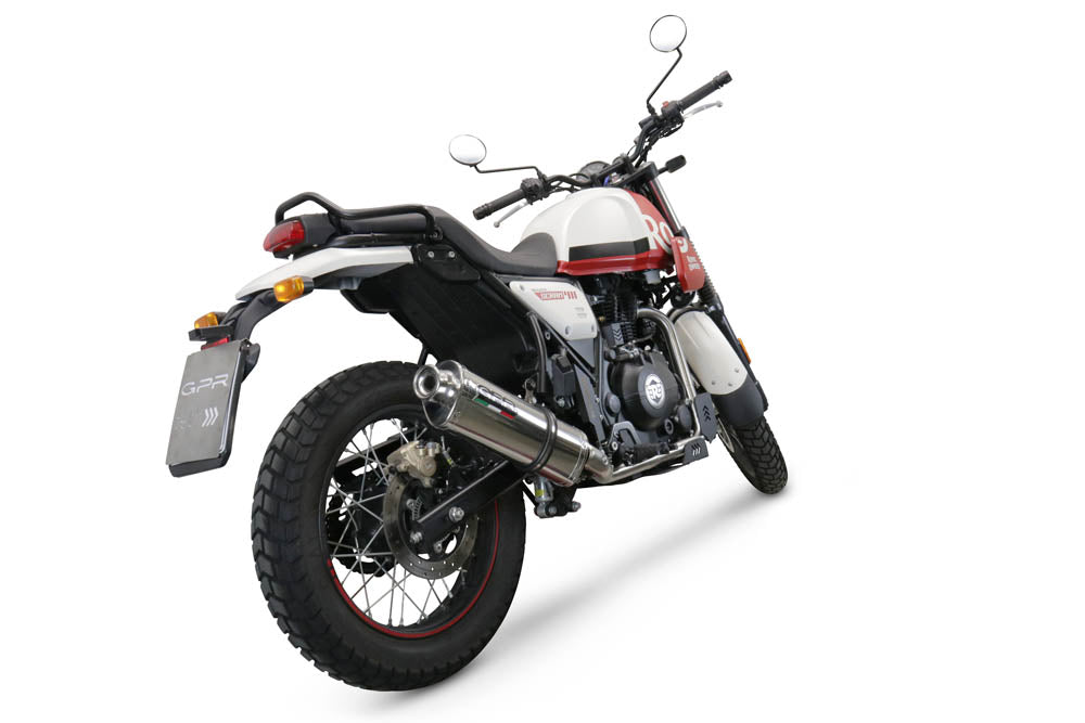 Royal Enfield Scram 411 2022-2024 Exhaust GPR Trioval Slip-On