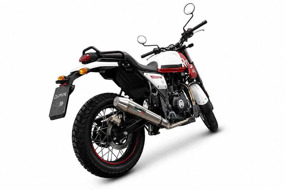 Royal Enfield Scram 411 2022-2024 Exhaust GPR Vintacone Slip-On - photo 4