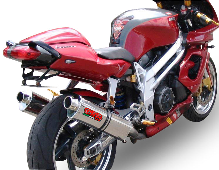 Aprilia RSV 1000 R FACTORY 2004-2005 Exhaust GPR Trioval Dual Slip On