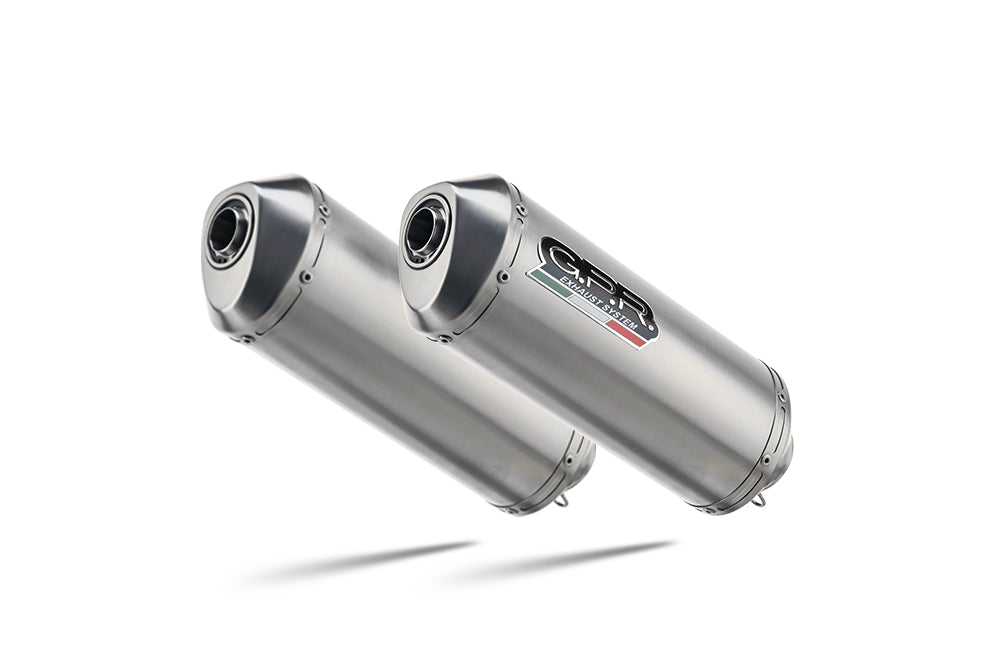 Escape GPR Satinox Dual Slip On para Honda Hornet 900 CB900F 2002-2005