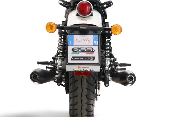 Royal Enfield Shotgun 650 2024-2025 Exhaust GPR Ultracone Black Dual Slip On