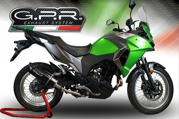 Kawasaki Versys X300 2022-2023 Exhaust GPR Furore Evo4 Nero Slip-On