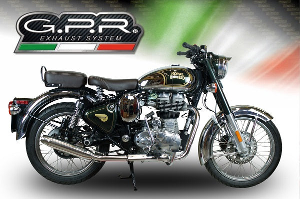 Royal Enfield Continental GT 535 2014-2016 Exhaust GPR Deeptone Inox Slip-On