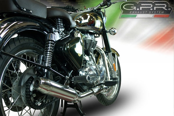 Royal Enfield Continental GT 535 2014-2016 Exhaust GPR Deeptone Inox Slip-On