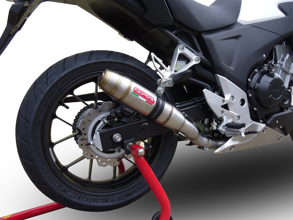 Honda CB400X 2019-2025 Exhaust GPR Deeptone Inox Slip-On