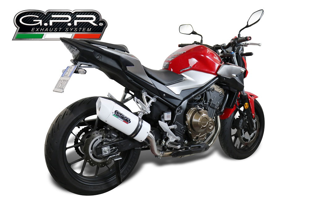 Honda CB500F 2013-2015 Exhaust GPR Albus Ceramic Slip-On