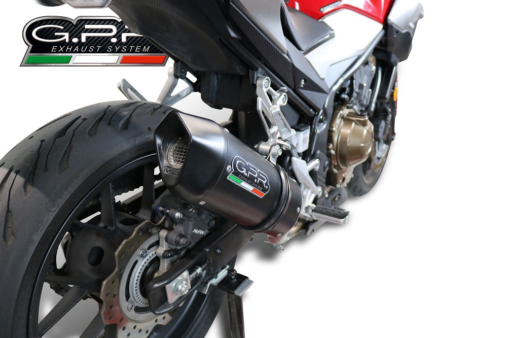 Escape GPR Furore Evo4 Nero Slip-On para Honda CB500F 2019-2020