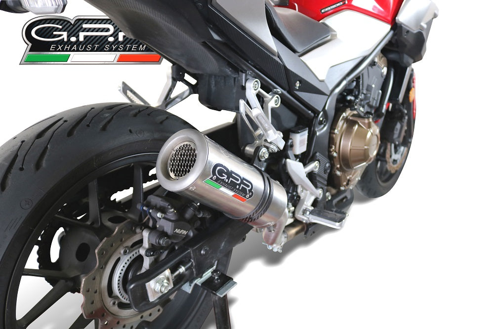 Honda CB500X 2019-2025 Exhaust GPR M3 Inox Slip-On
