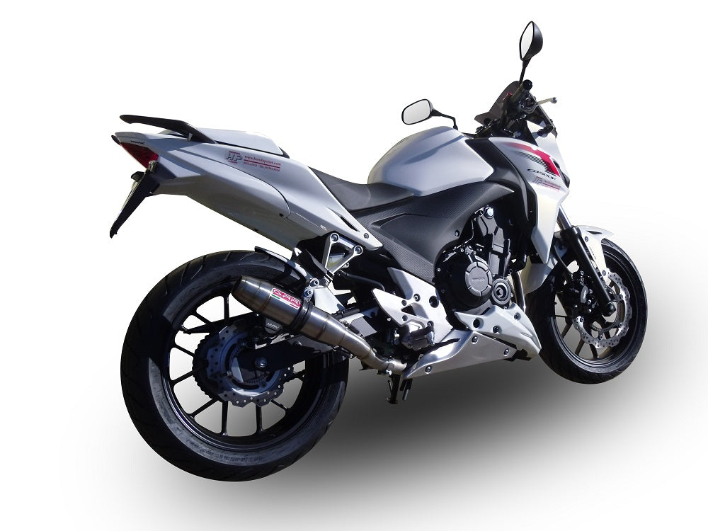 Honda CB500F 2021-2025 Exhaust GPR Deeptone Inox Slip-On