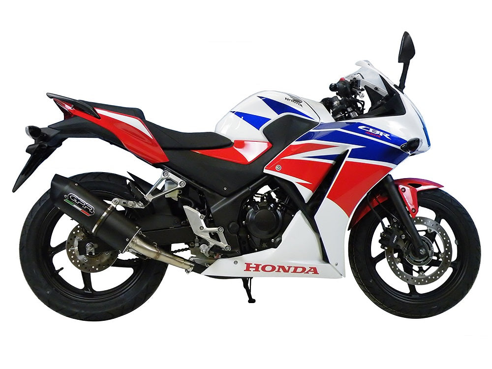 Honda CBR300R 2014-2016 Exhaust GPR Furore Nero Slip-On Race