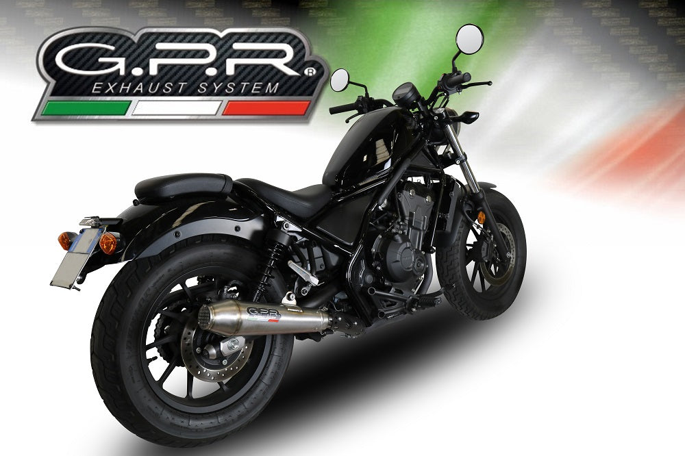 Escape GPR Ultracone Slip-On para Honda Rebel 500 2017-2020