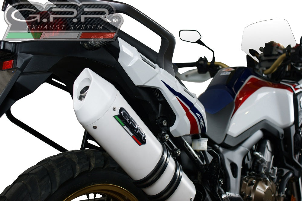 Escape GPR Albus Ceramic Slip-On para Honda CRF1000L Africa Twin 2015-2017